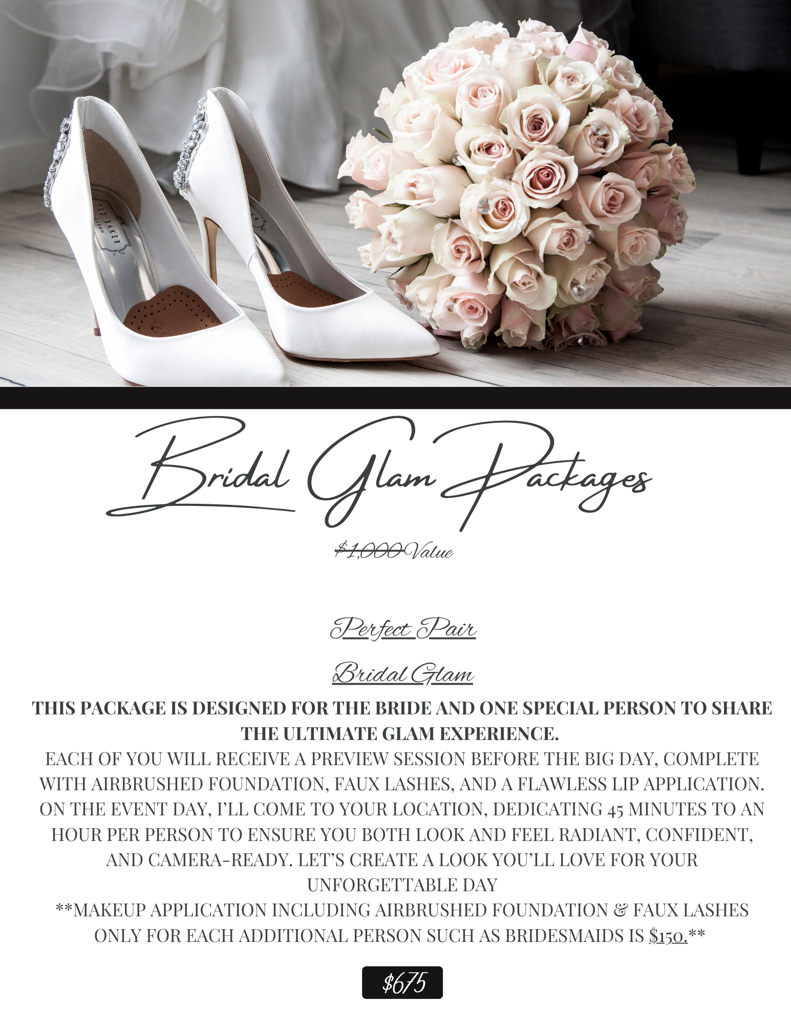 Makeup and Beauty package option one Lincoln RI